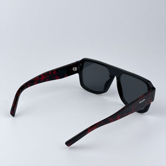 Prada Men BRAND NEW Sunglasses Black Dark Grey Pilot PR22YS 1AB5S0 - Picture 7 of 12